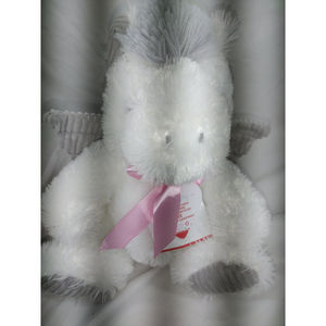 dan dee collectors choice peagasus nwt grey and white